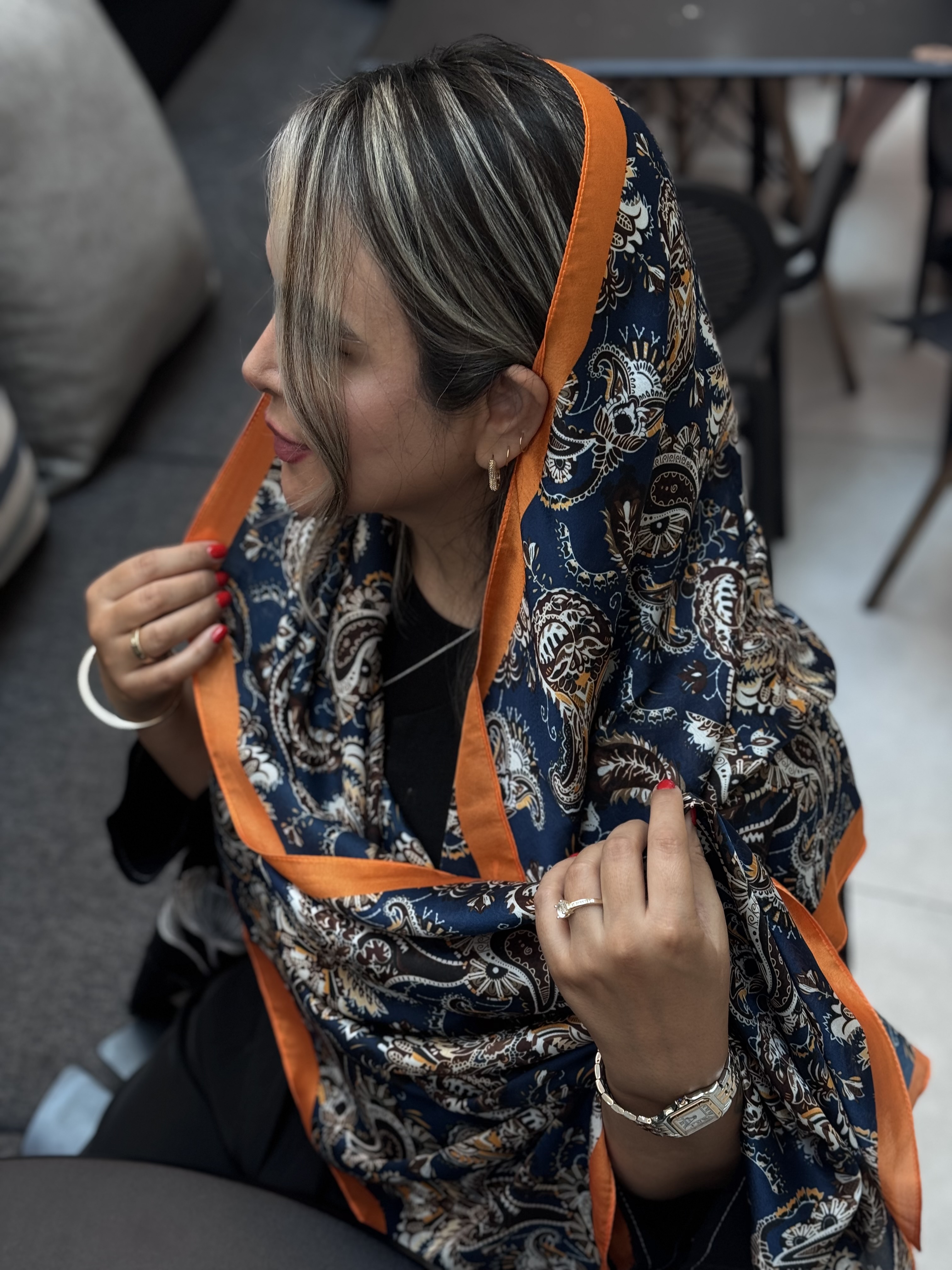 شال ابریشم سیلک