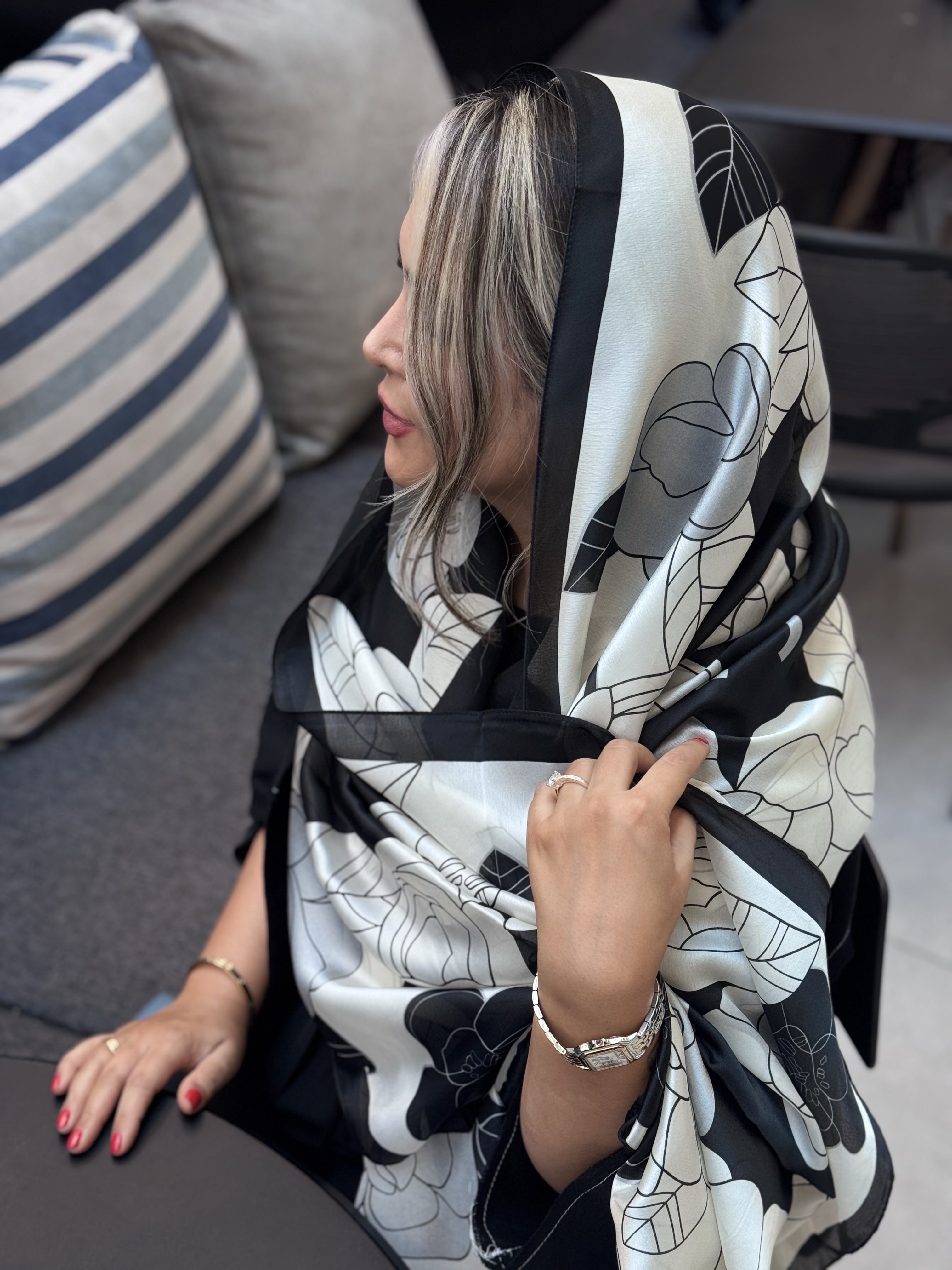شال ابریشم سیلک