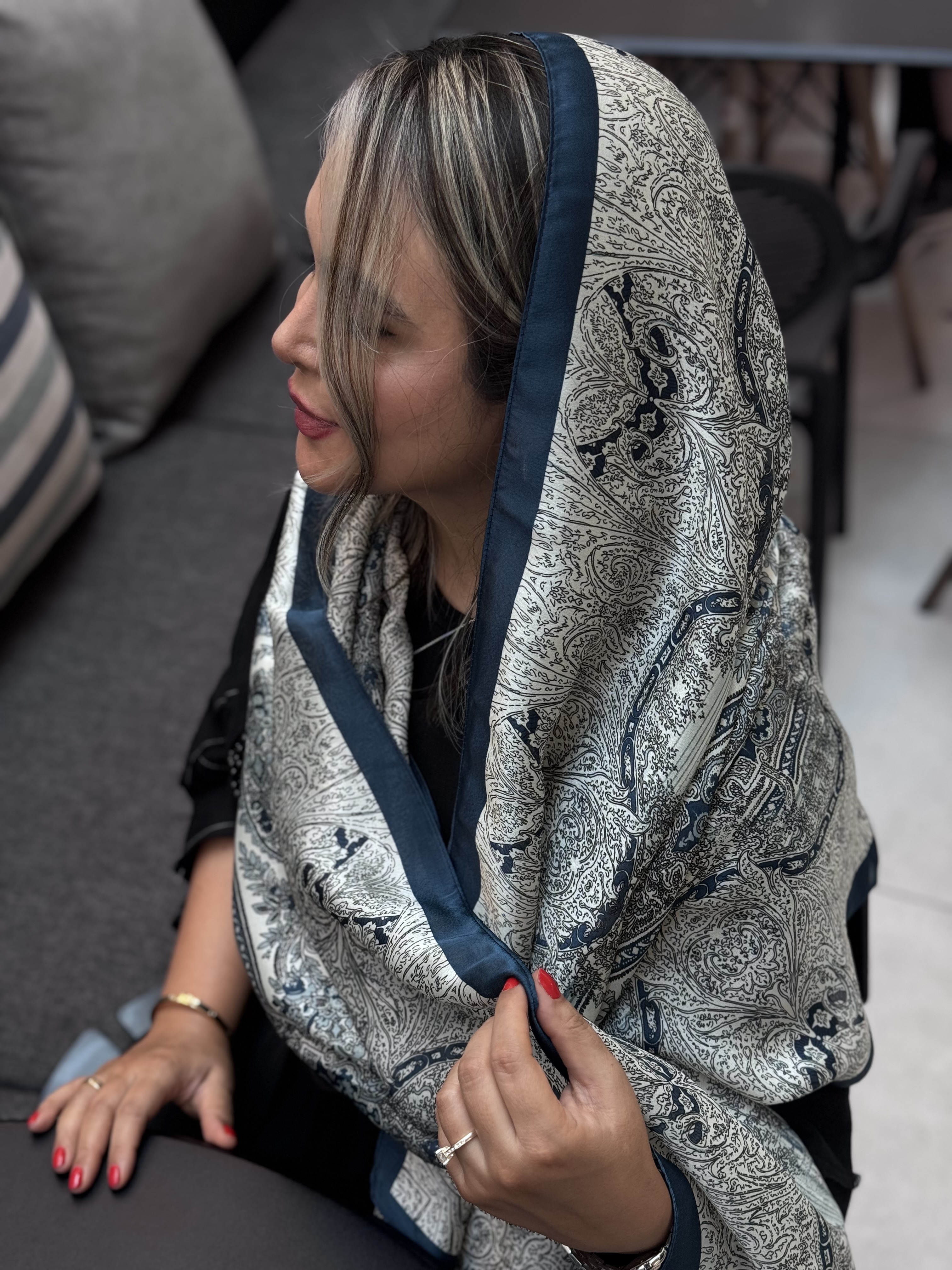 شال ابریشم سیلک